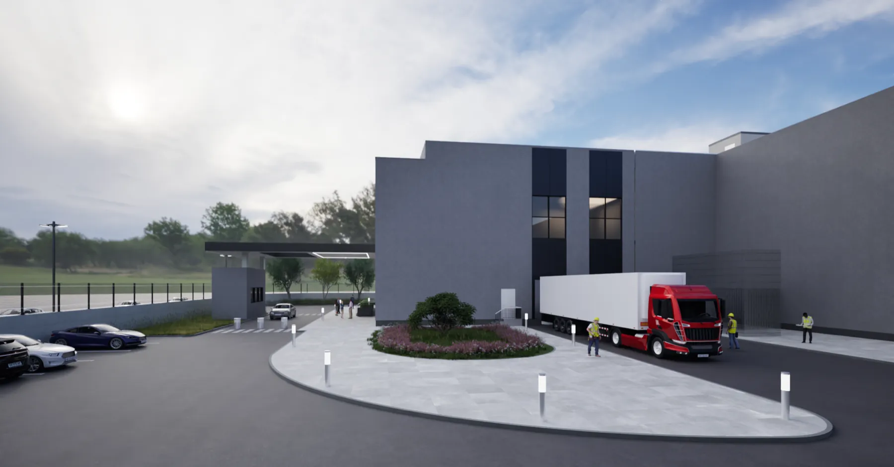 Vodafone & DAMAC İzmir Veri Merkezi teknik hacimler